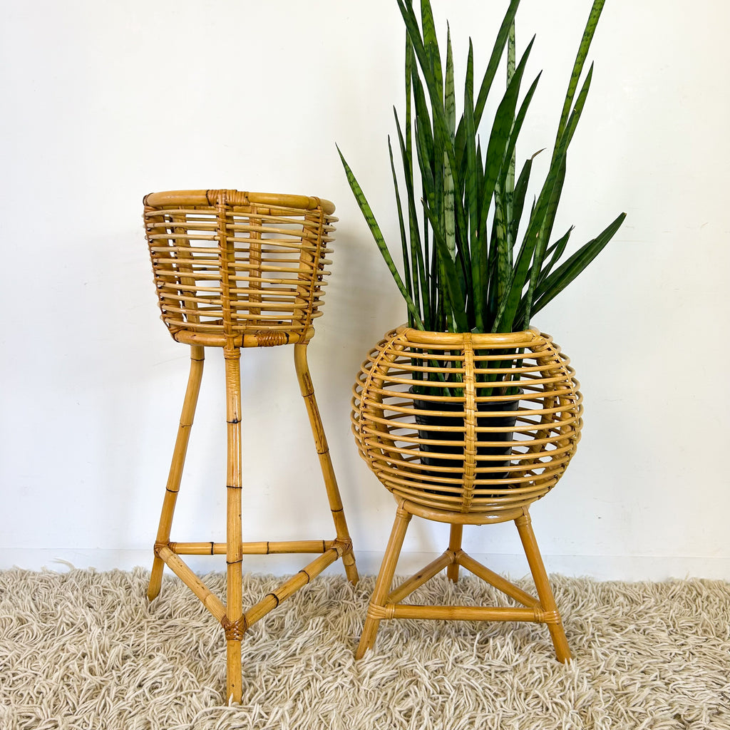 CANE PLANTERS - HEY JUDE WORKSHOP • Vintage furniture & objects Melbourne