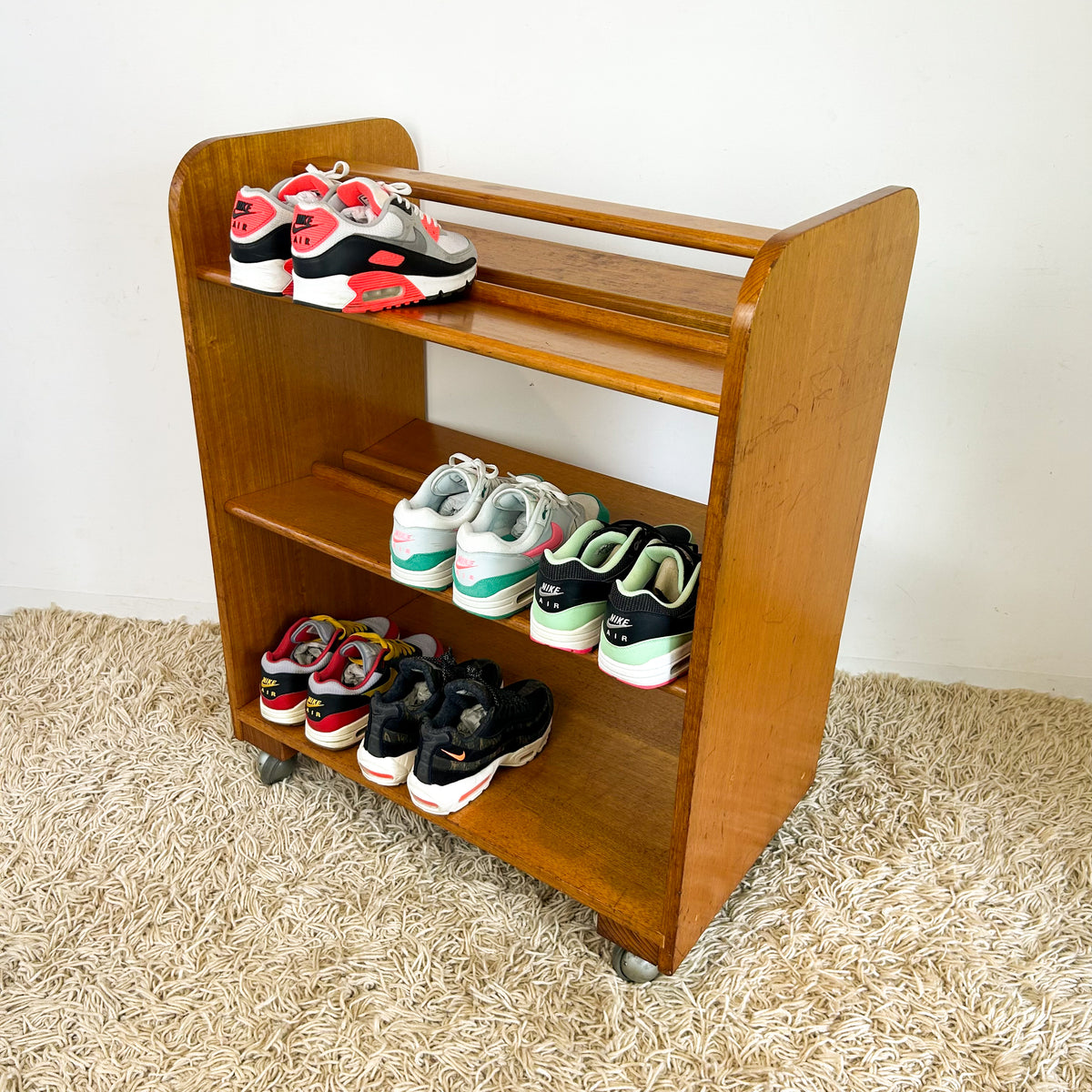 LIBRARY TROLLEY - HEY JUDE WORKSHOP • Vintage furniture & objects Melbourne