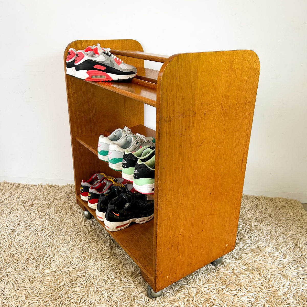 LIBRARY TROLLEY - HEY JUDE WORKSHOP • Vintage furniture & objects Melbourne