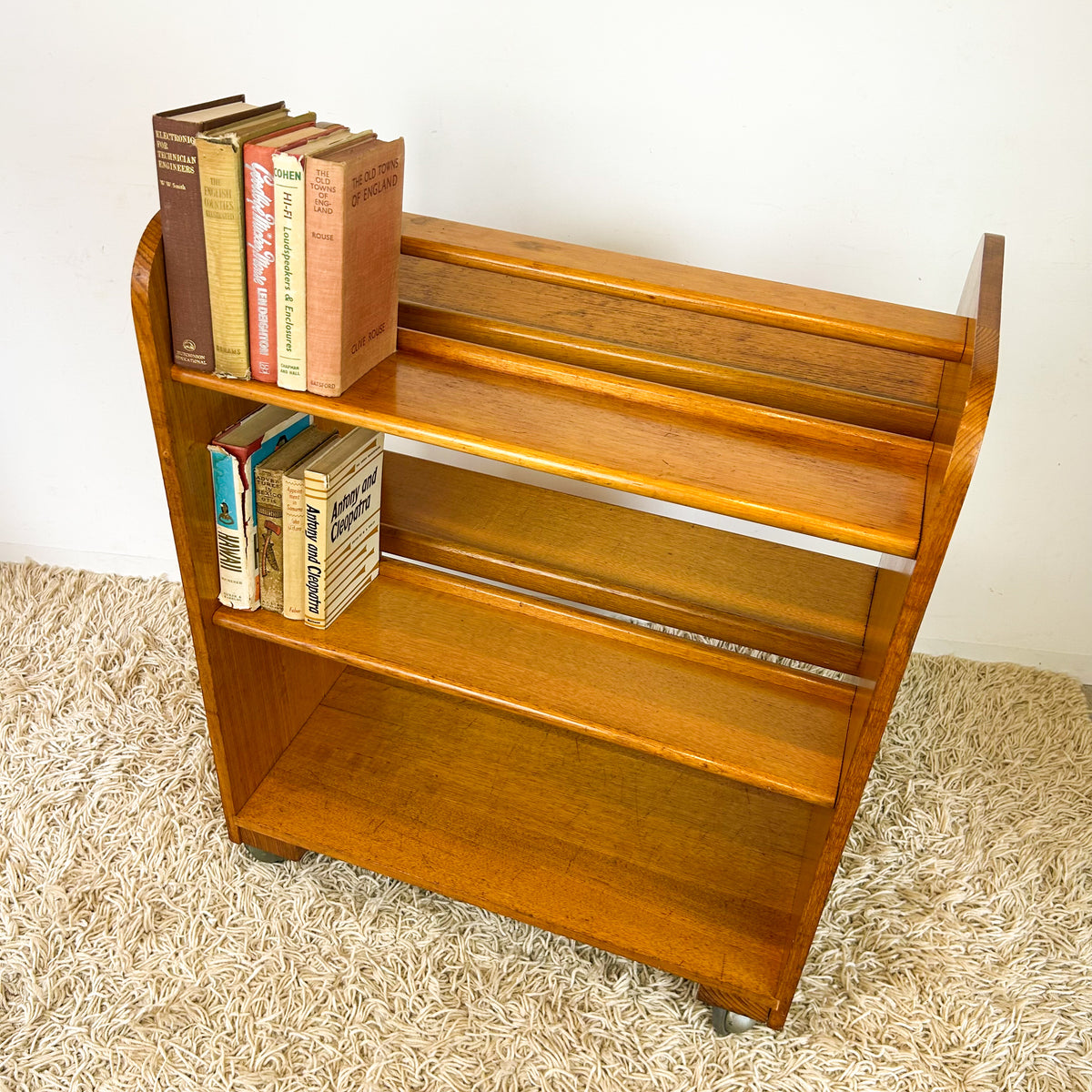 LIBRARY TROLLEY - HEY JUDE WORKSHOP • Vintage furniture & objects Melbourne