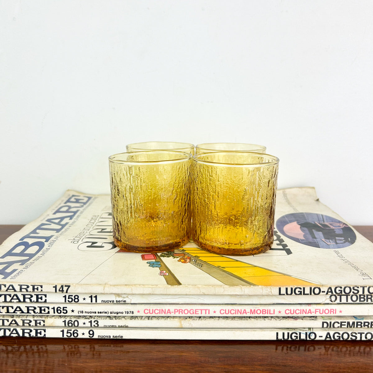 AMBER BARK GLASSES SHORT