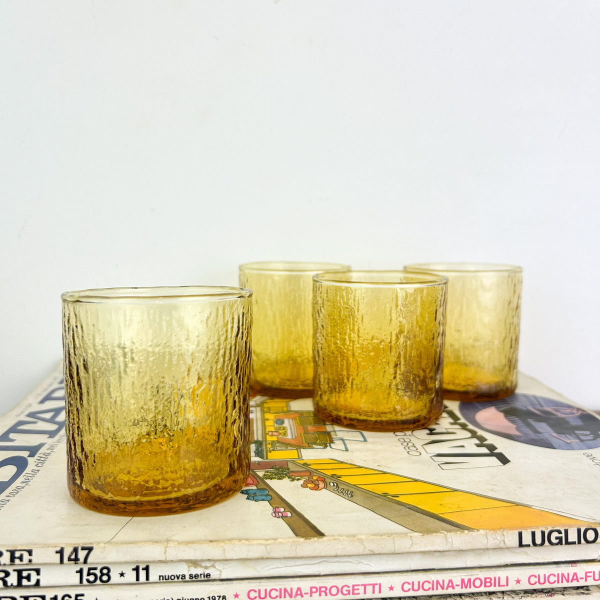AMBER BARK GLASSES SHORT