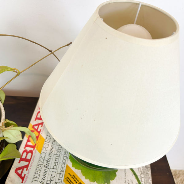 GREEN CERAMIC BALL LAMP - HEY JUDE WORKSHOP • Vintage furniture & objects Melbourne