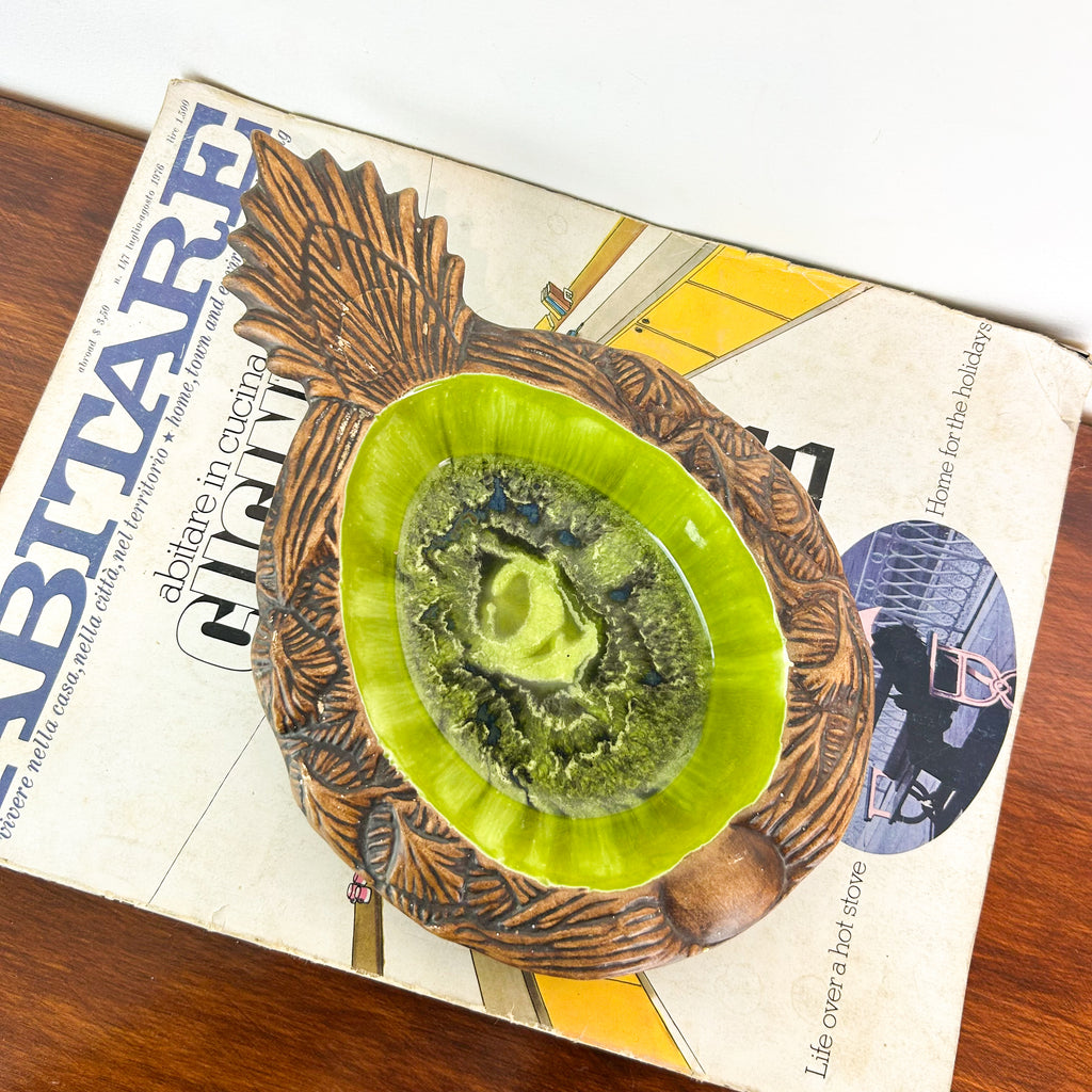 TREASURE CRAFT PINEAPPLE ASHTRAY HAWAII