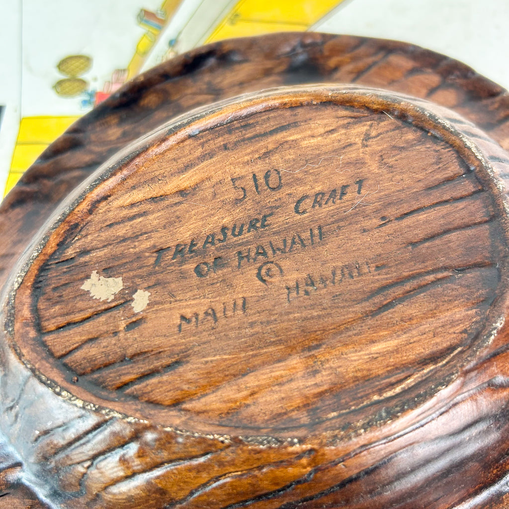 TREASURE CRAFT PINEAPPLE ASHTRAY HAWAII