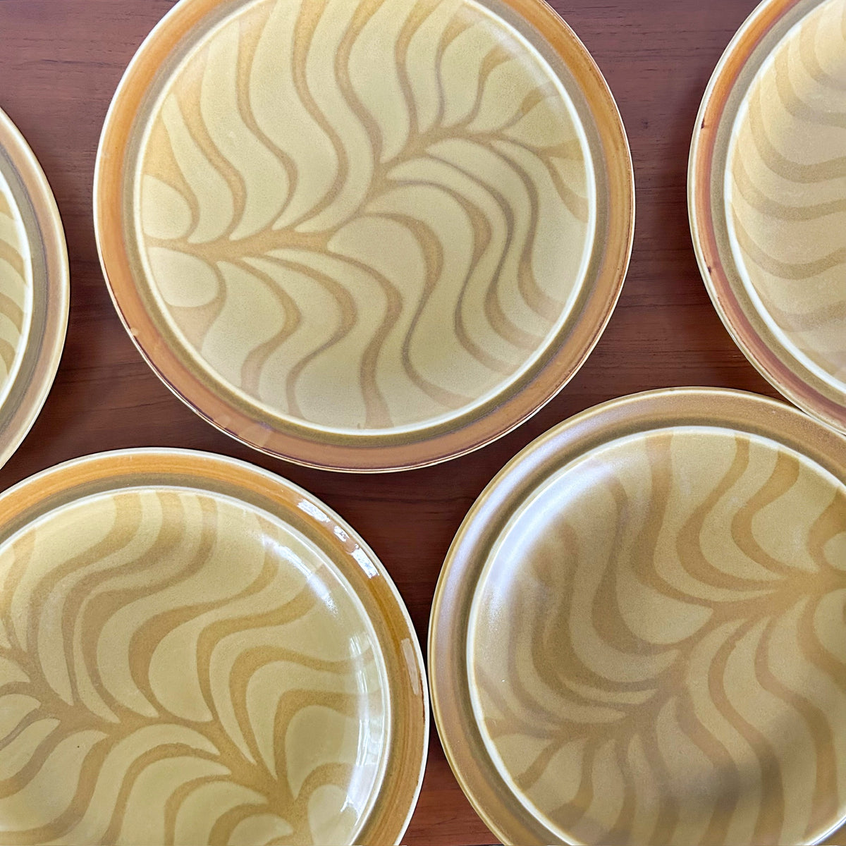 JAPANESE STONEWARE DINNER PLATES - HEY JUDE WORKSHOP • Vintage furniture & objects Melbourne