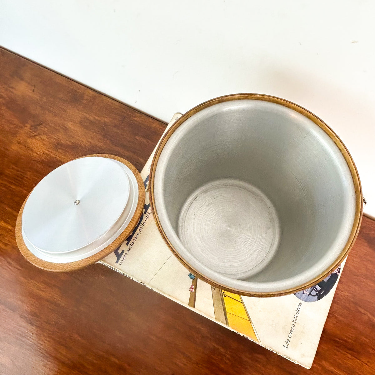 JAPANESE TEAK ICE BUCKET