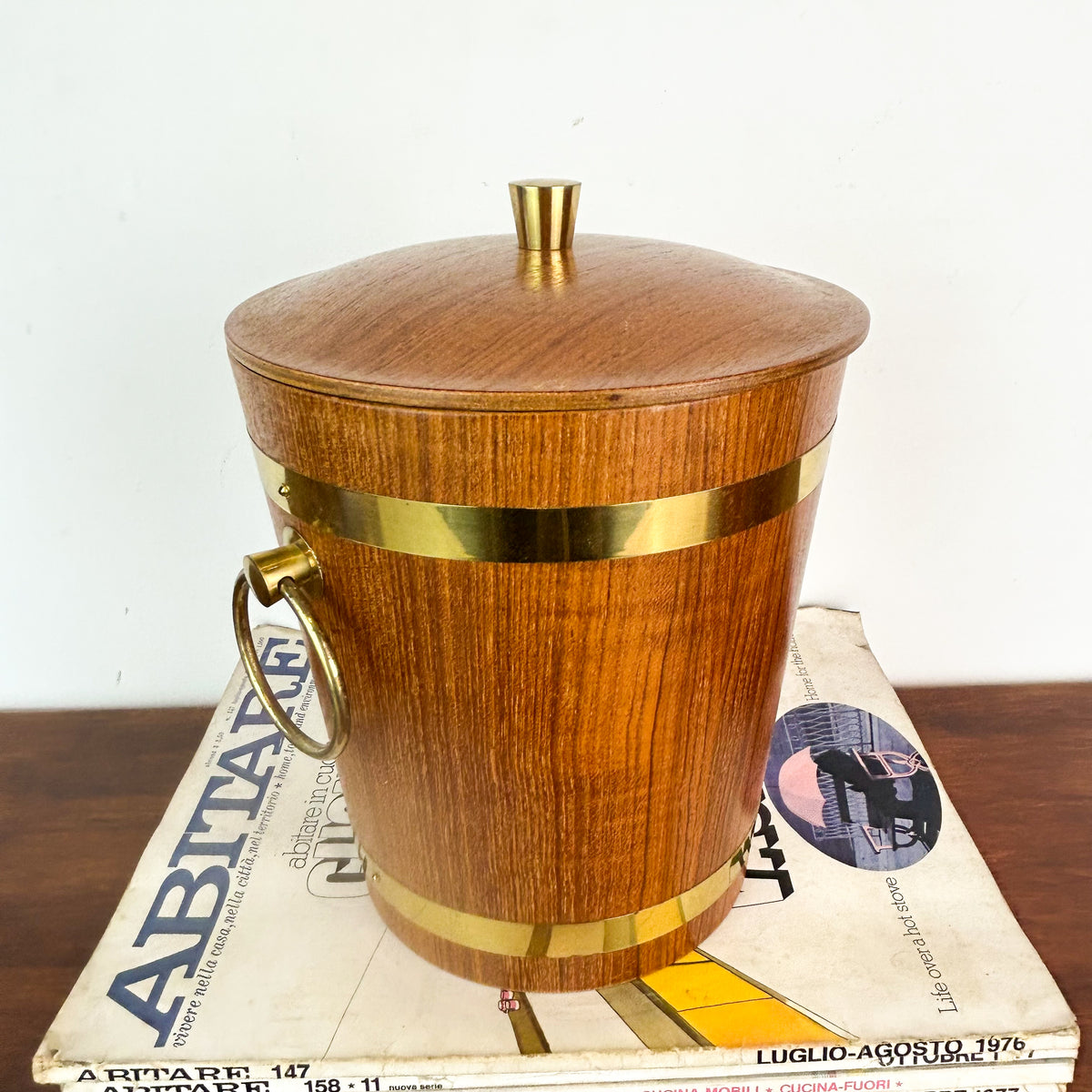 JAPANESE TEAK ICE BUCKET
