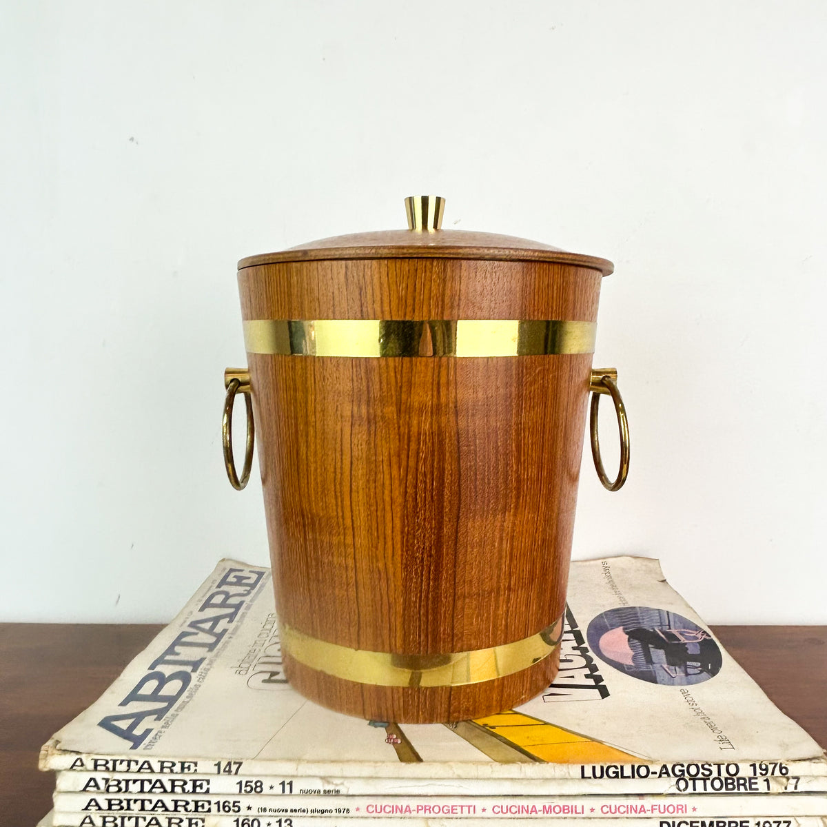 JAPANESE TEAK ICE BUCKET