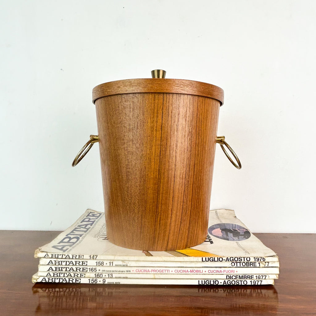 TEAK ICE BUCKET