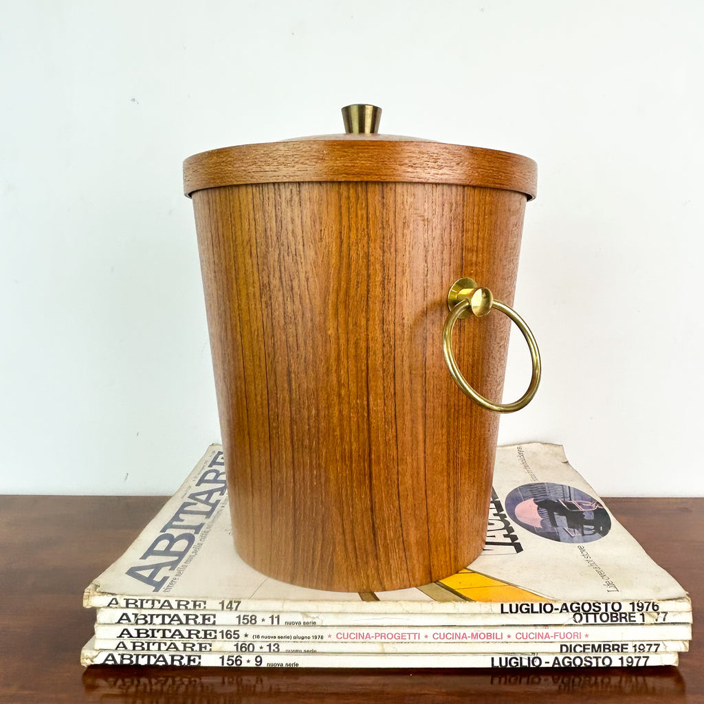 TEAK ICE BUCKET