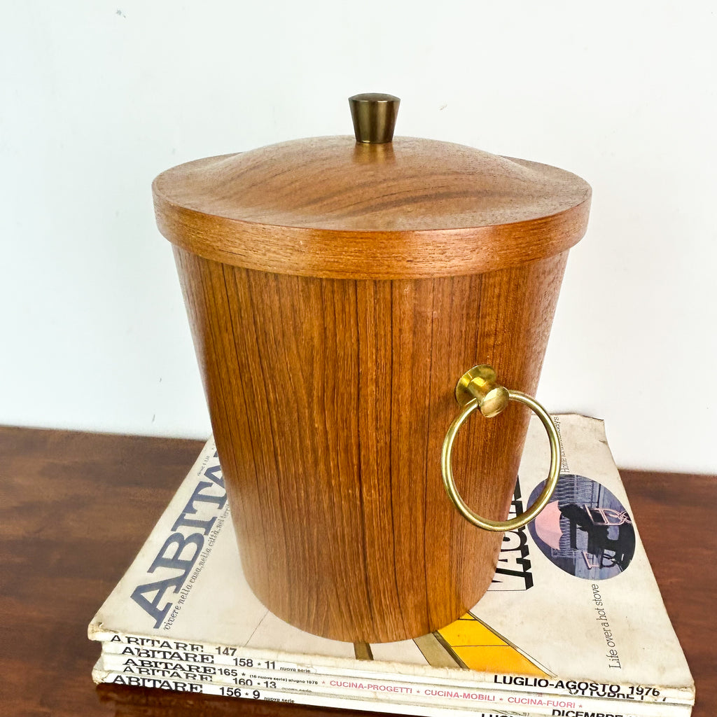 TEAK ICE BUCKET