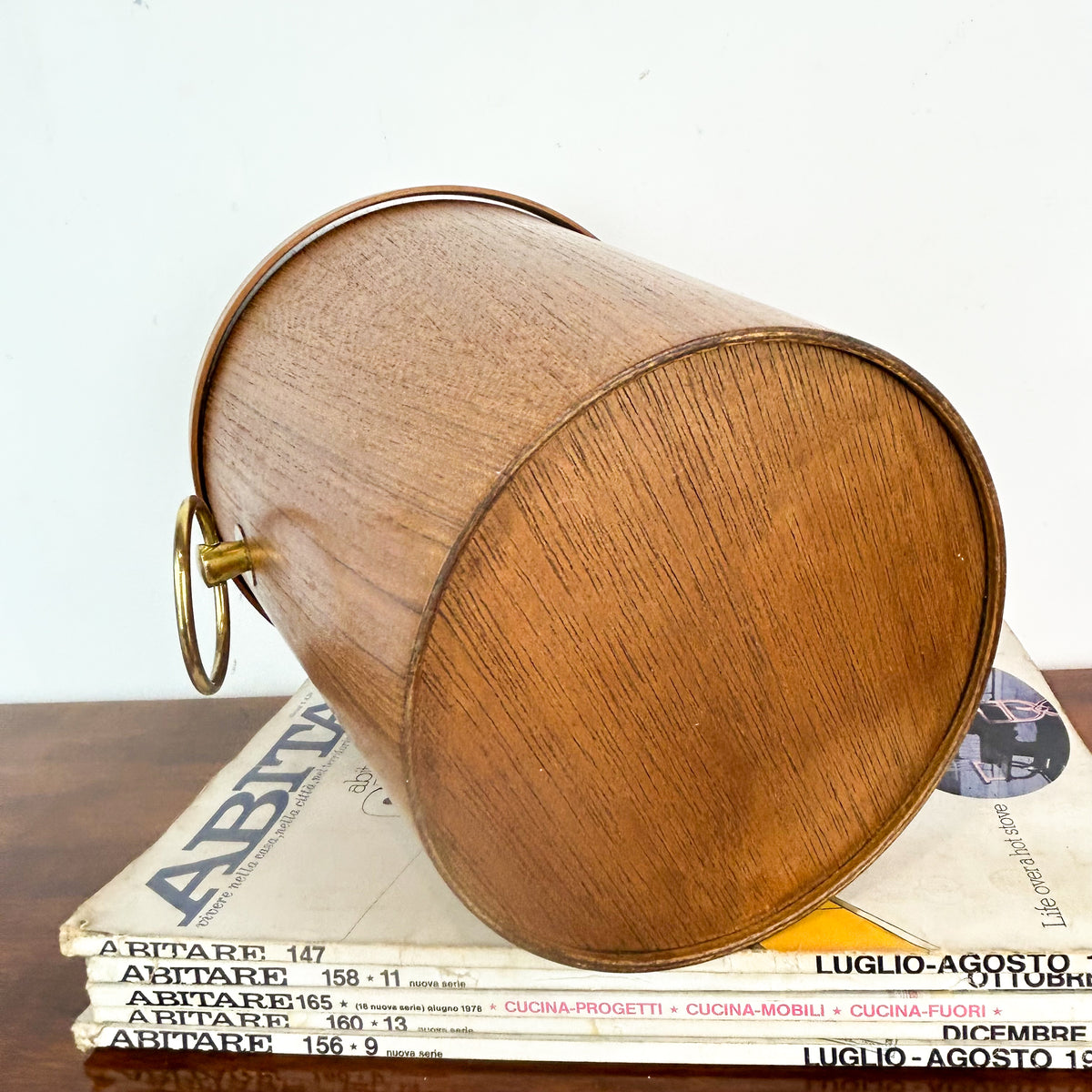 TEAK ICE BUCKET