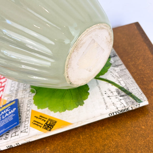 SAGE GREEN CERAMIC LAMP