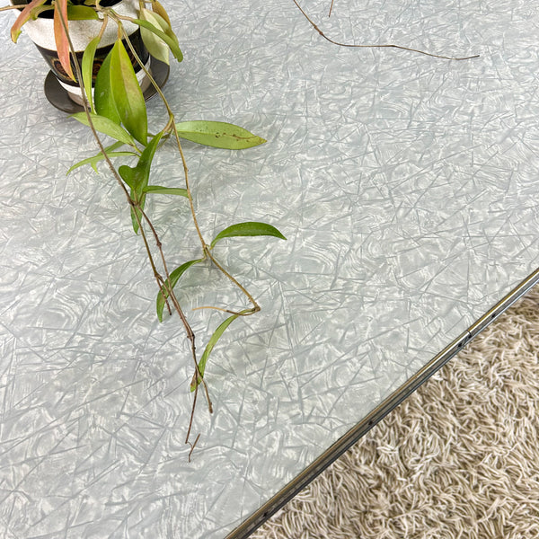 CHROME & LAMINATE DINING TABLE