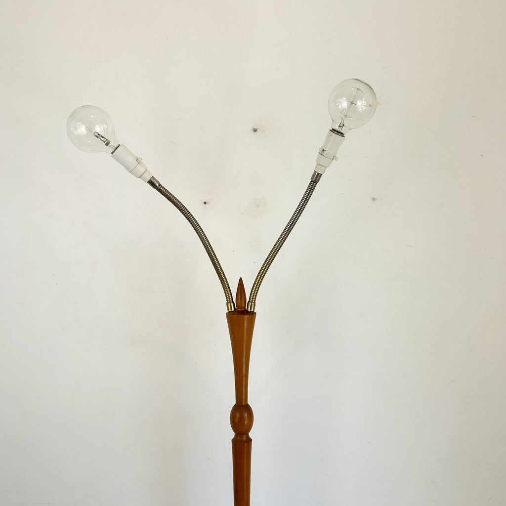 TWIN HEAD FLOOR LAMP - HEY JUDE WORKSHOP • Vintage furniture & objects Melbourne