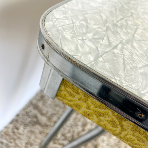 CHROME & LAMINATE DINING TABLE