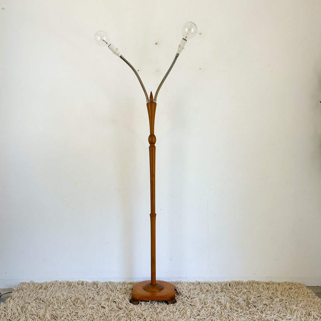 TWIN HEAD FLOOR LAMP - HEY JUDE WORKSHOP • Vintage furniture & objects Melbourne