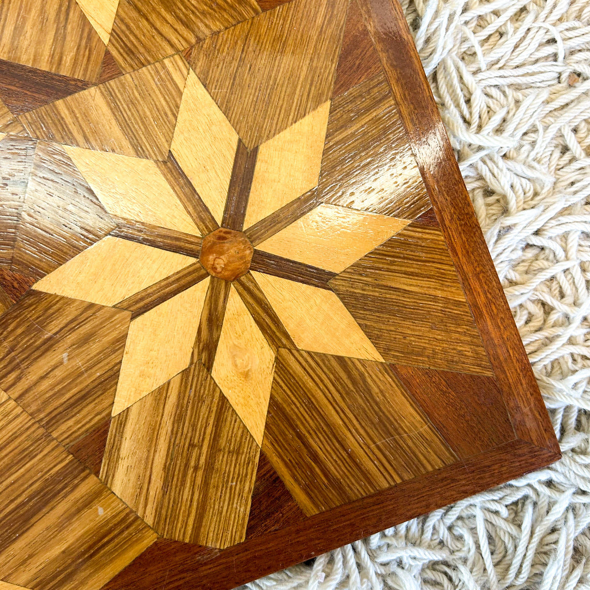 INLAID TIMBER FLORAL WALL ART