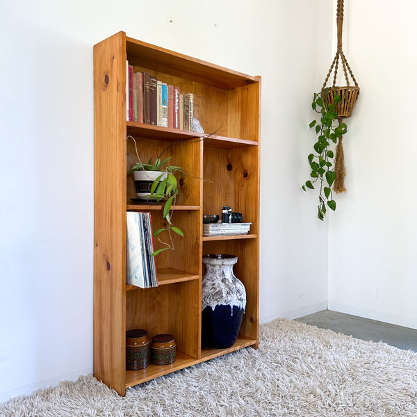 SOLID PINE BOOKCASE