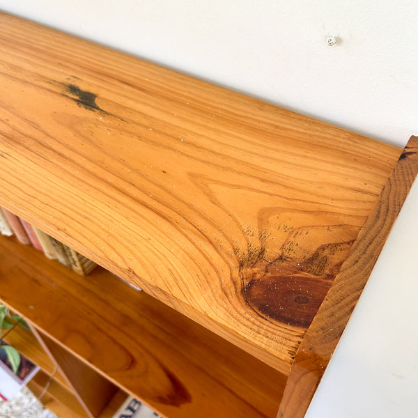 SOLID PINE BOOKCASE