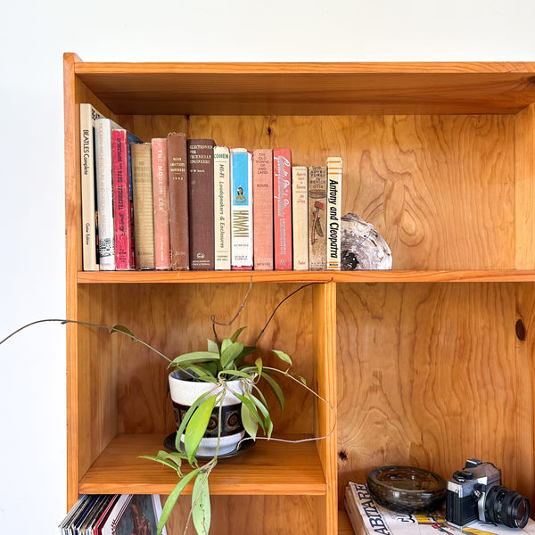 SOLID PINE BOOKCASE