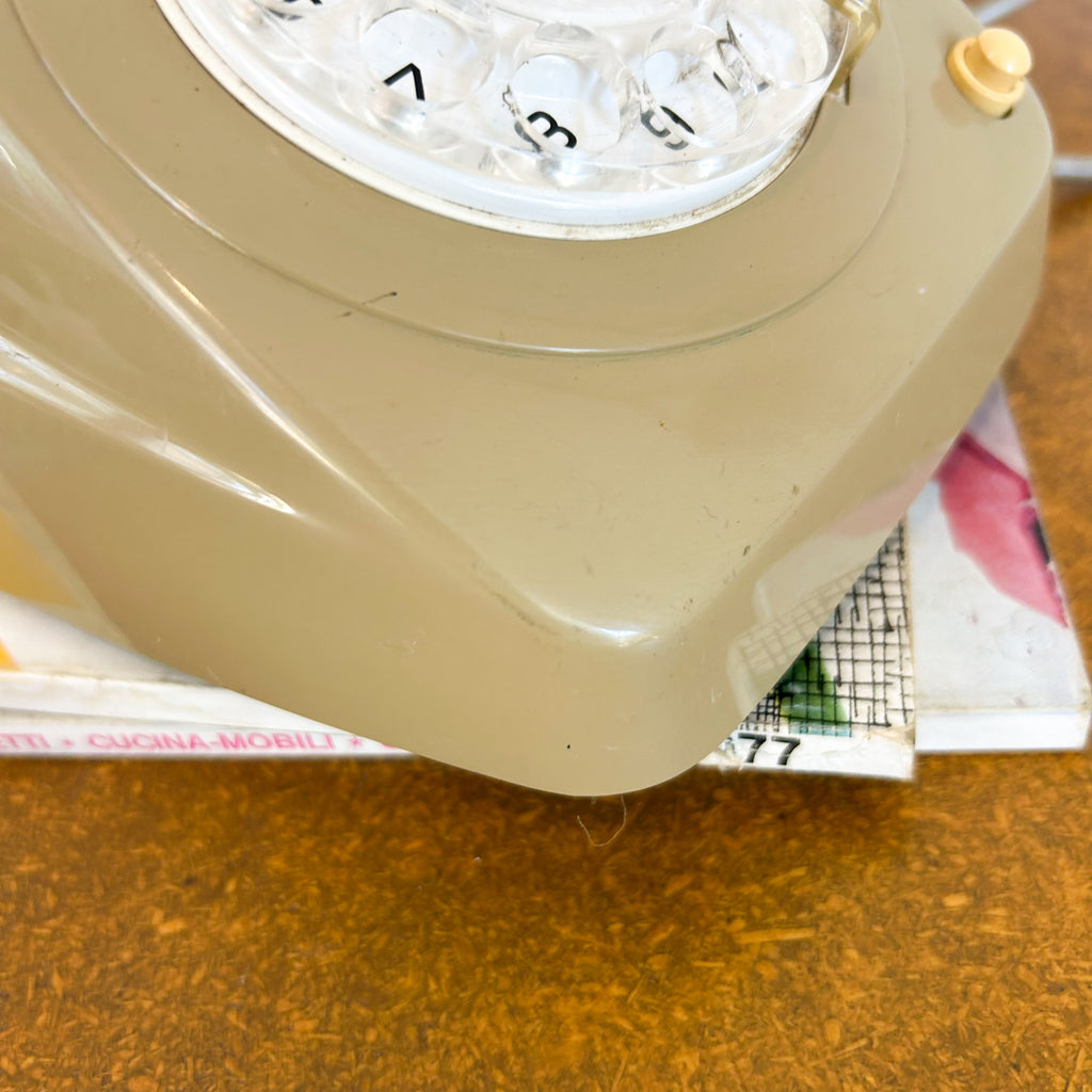 ROTARY DIAL TELEPHONE MIST GREY - HEY JUDE WORKSHOP • Vintage furniture & objects Melbourne