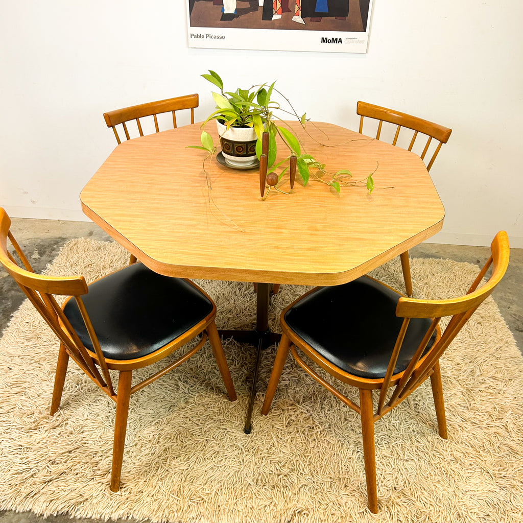 OCTAGONAL DINING TABLE - HEY JUDE WORKSHOP • Vintage furniture & objects Melbourne