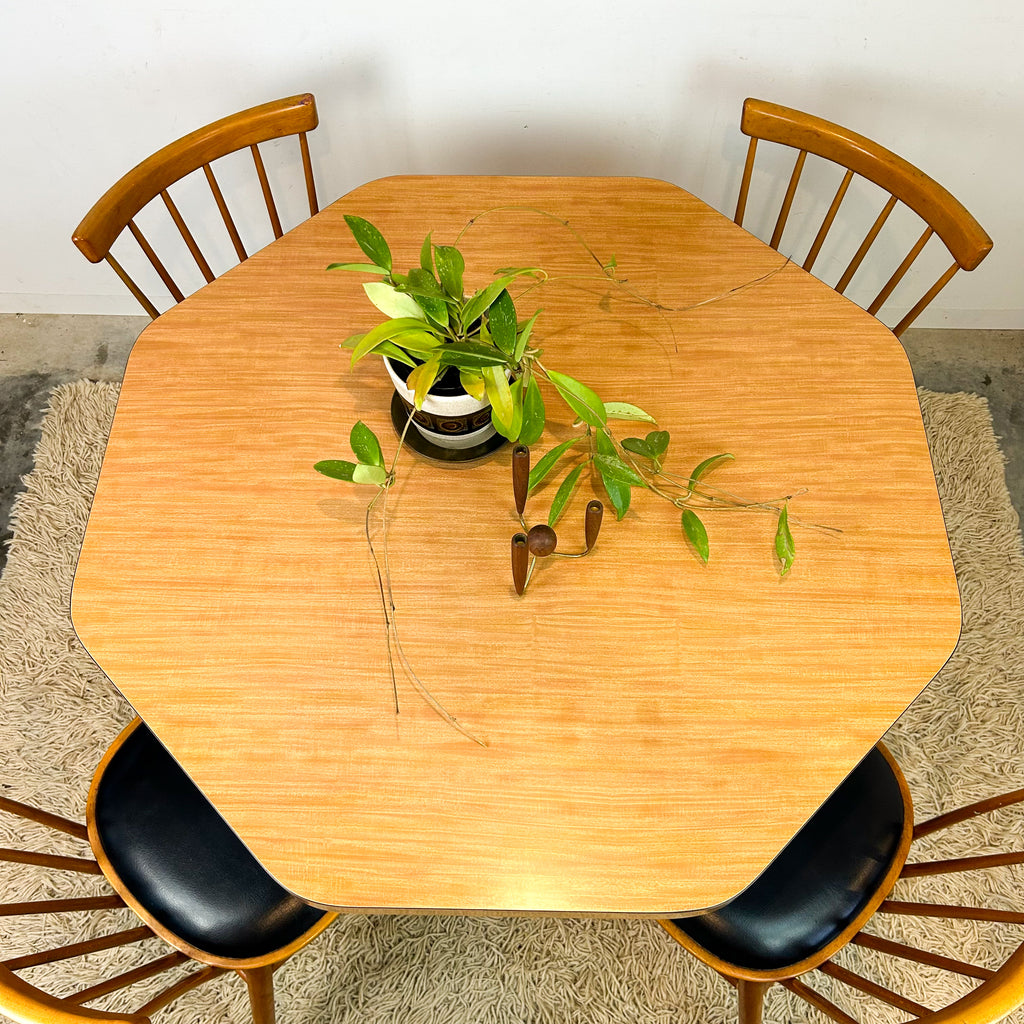 OCTAGONAL DINING TABLE - HEY JUDE WORKSHOP • Vintage furniture & objects Melbourne