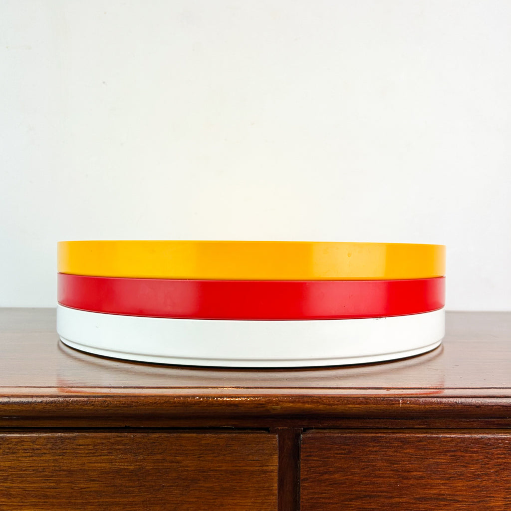 SWEDISH MELAMINE TRAY SET