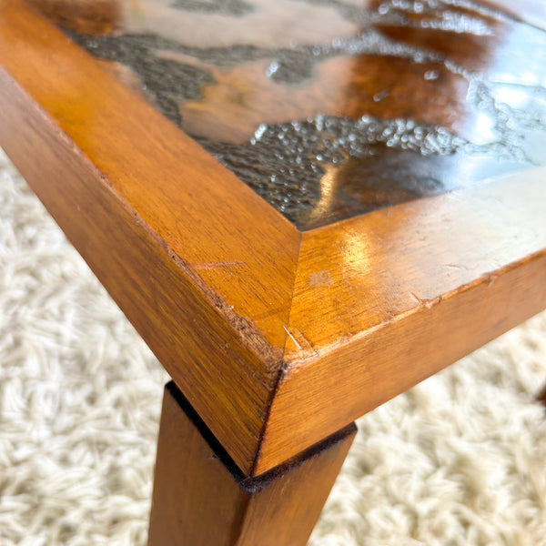 BURL WOOD COFFEE TABLE - HEY JUDE WORKSHOP • Vintage furniture & objects Melbourne