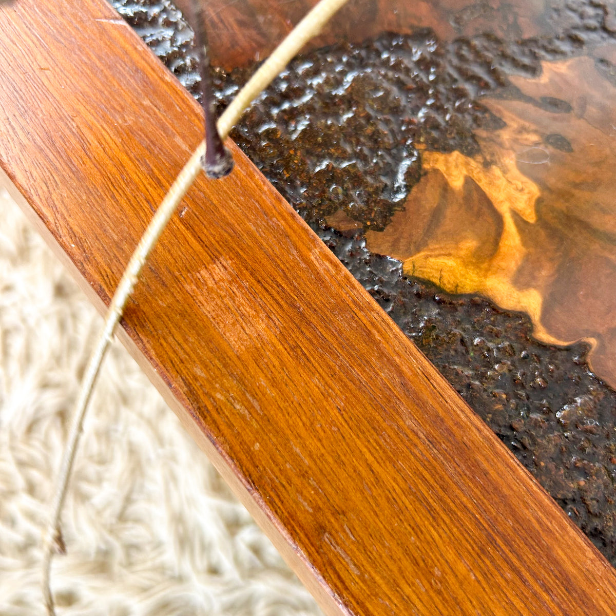 BURL WOOD COFFEE TABLE - HEY JUDE WORKSHOP • Vintage furniture & objects Melbourne
