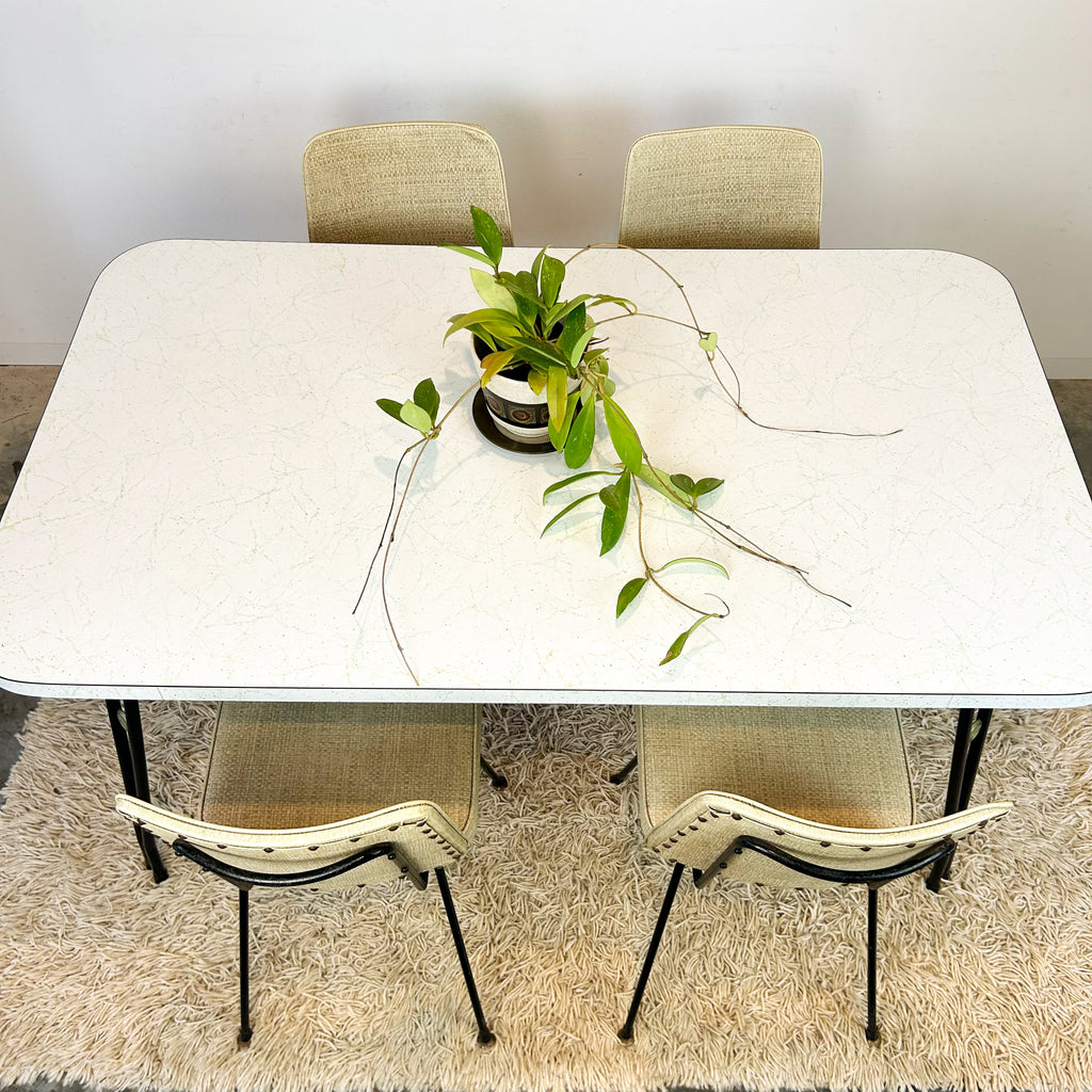 1950s LAMINATE DINING TABLE & CHAIRS - HEY JUDE WORKSHOP • Vintage furniture & objects Melbourne