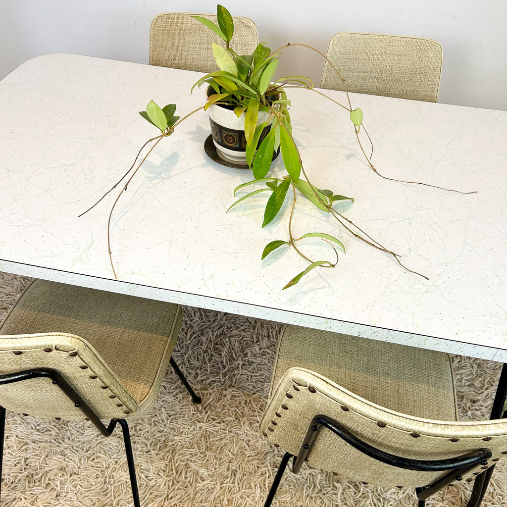 1950s LAMINATE DINING TABLE & CHAIRS - HEY JUDE WORKSHOP • Vintage furniture & objects Melbourne