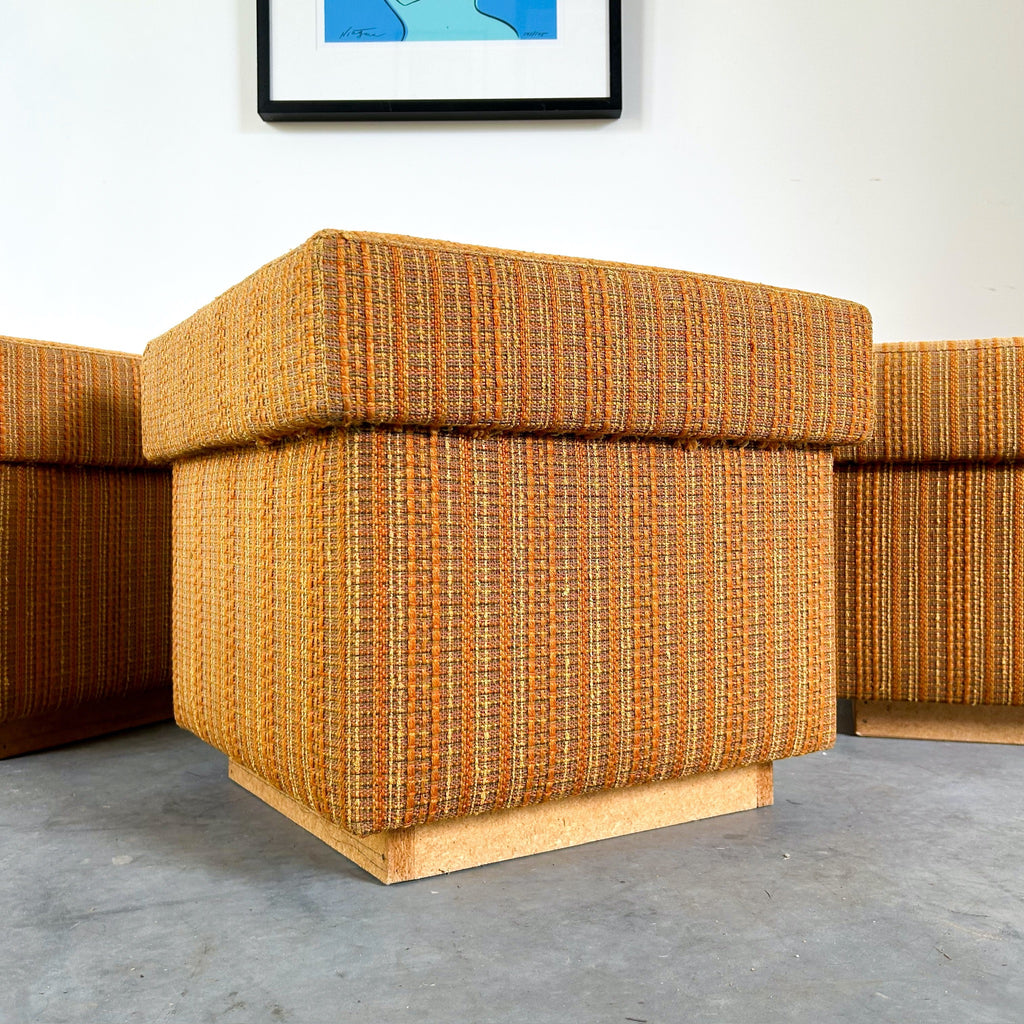 UPHOLSTERED BOX FOOTSTOOLS