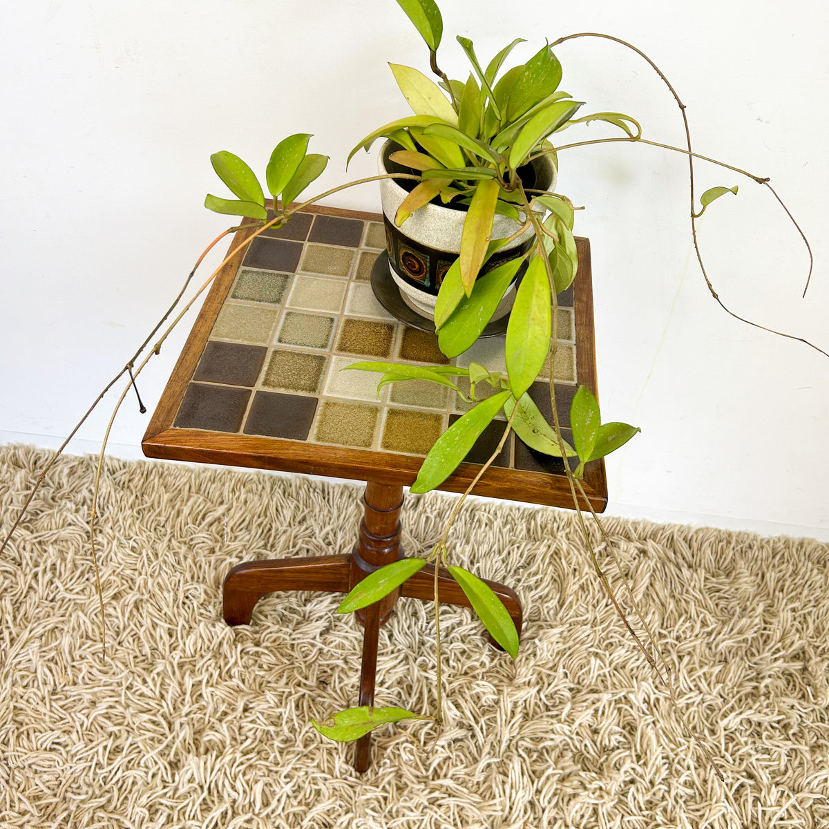 TILED SIDE TABLE - HEY JUDE WORKSHOP • Vintage furniture & objects Melbourne