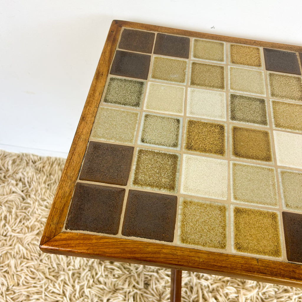 TILED SIDE TABLE - HEY JUDE WORKSHOP • Vintage furniture & objects Melbourne