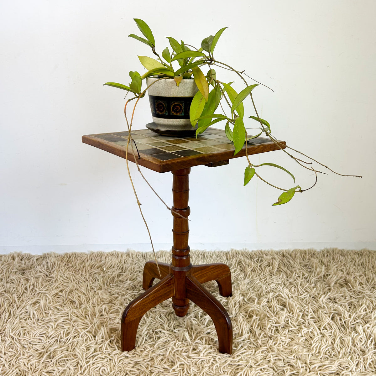 TILED SIDE TABLE - HEY JUDE WORKSHOP • Vintage furniture & objects Melbourne