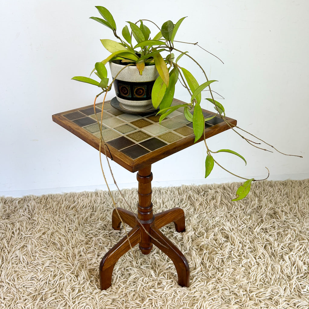 TILED SIDE TABLE - HEY JUDE WORKSHOP • Vintage furniture & objects Melbourne