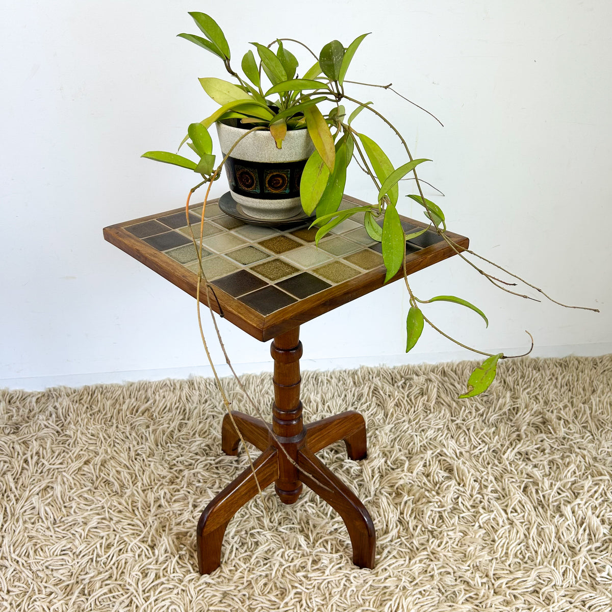 TILED SIDE TABLE - HEY JUDE WORKSHOP • Vintage furniture & objects Melbourne