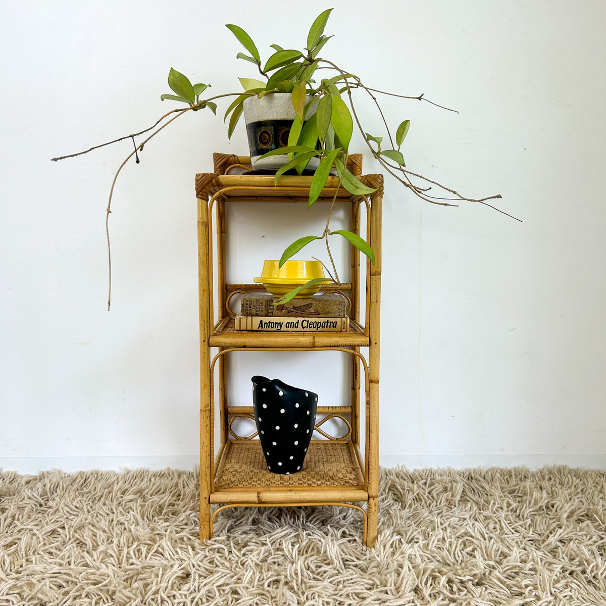 CANE SHELVES - HEY JUDE WORKSHOP • Vintage furniture & objects Melbourne