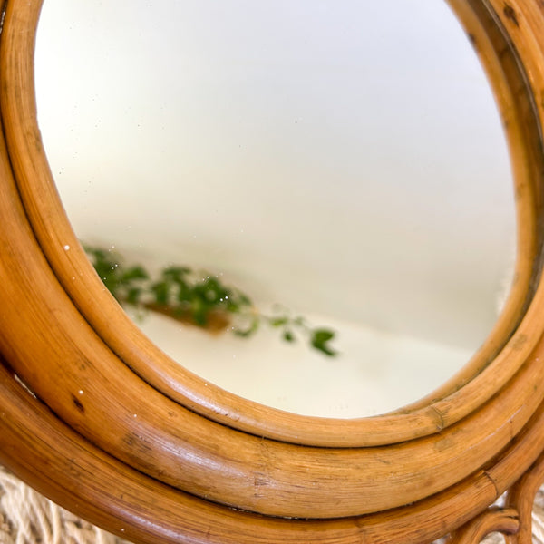 CANE WALL MIRROR - HEY JUDE WORKSHOP • Vintage furniture & objects Melbourne