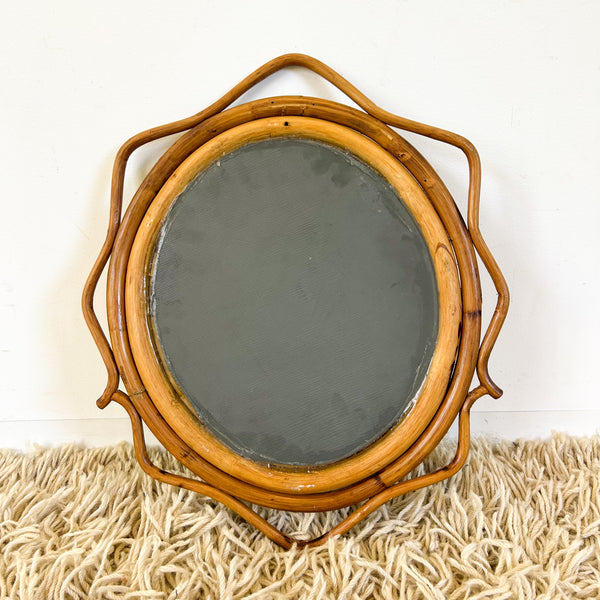 CANE WALL MIRROR - HEY JUDE WORKSHOP • Vintage furniture & objects Melbourne