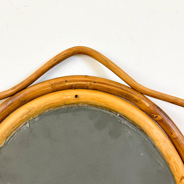 CANE WALL MIRROR - HEY JUDE WORKSHOP • Vintage furniture & objects Melbourne