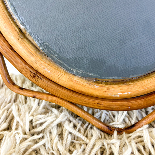 CANE WALL MIRROR - HEY JUDE WORKSHOP • Vintage furniture & objects Melbourne