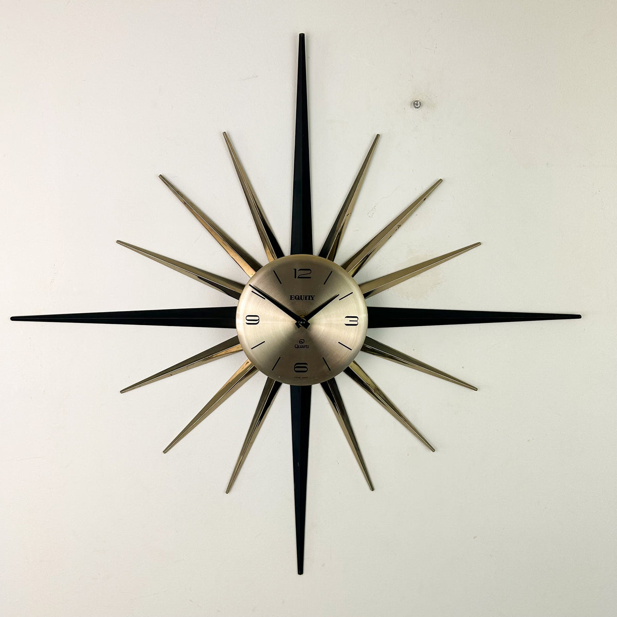 MID CENTURY STARBURST CLOCK - HEY JUDE WORKSHOP • Vintage furniture & objects Melbourne