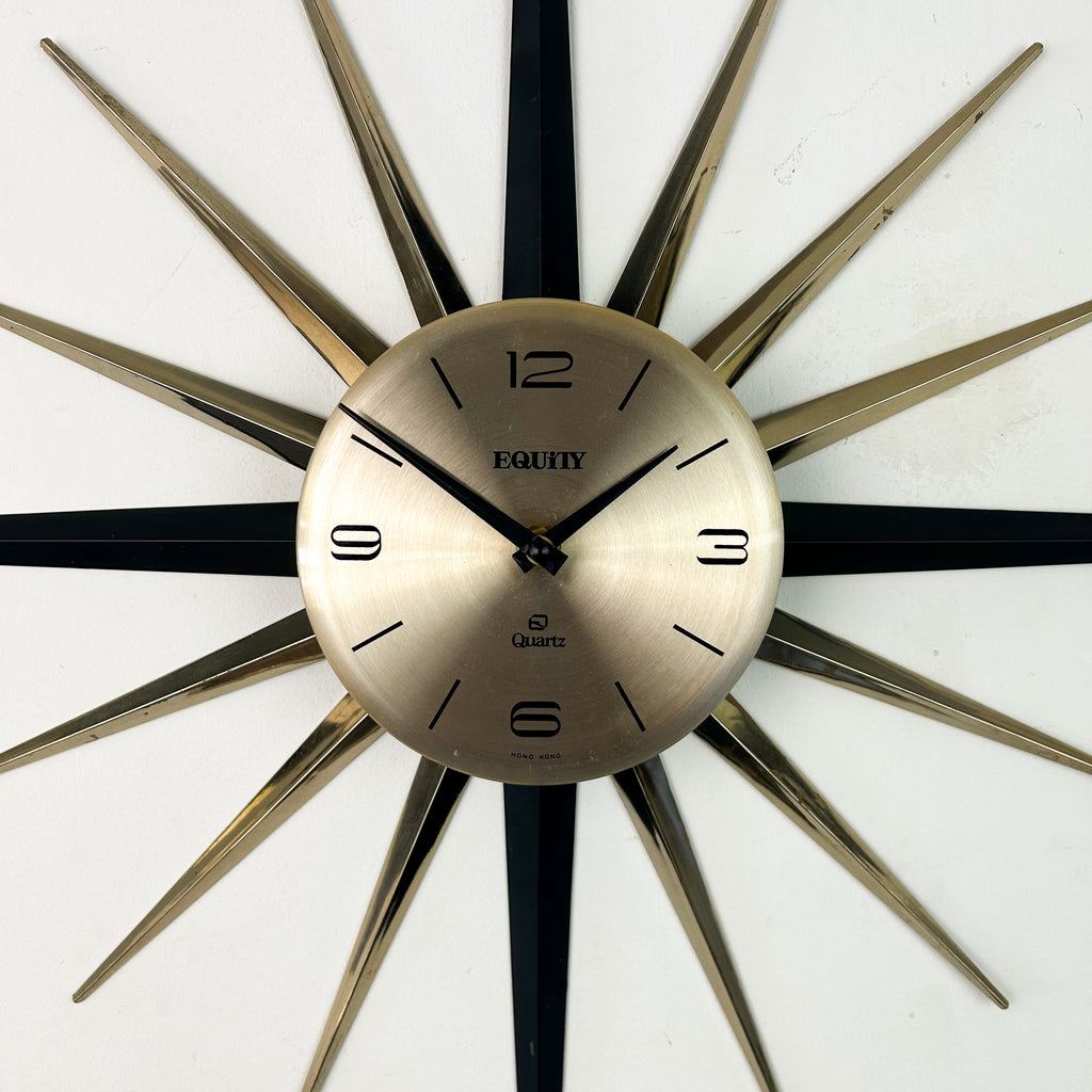 MID CENTURY STARBURST CLOCK - HEY JUDE WORKSHOP • Vintage furniture & objects Melbourne