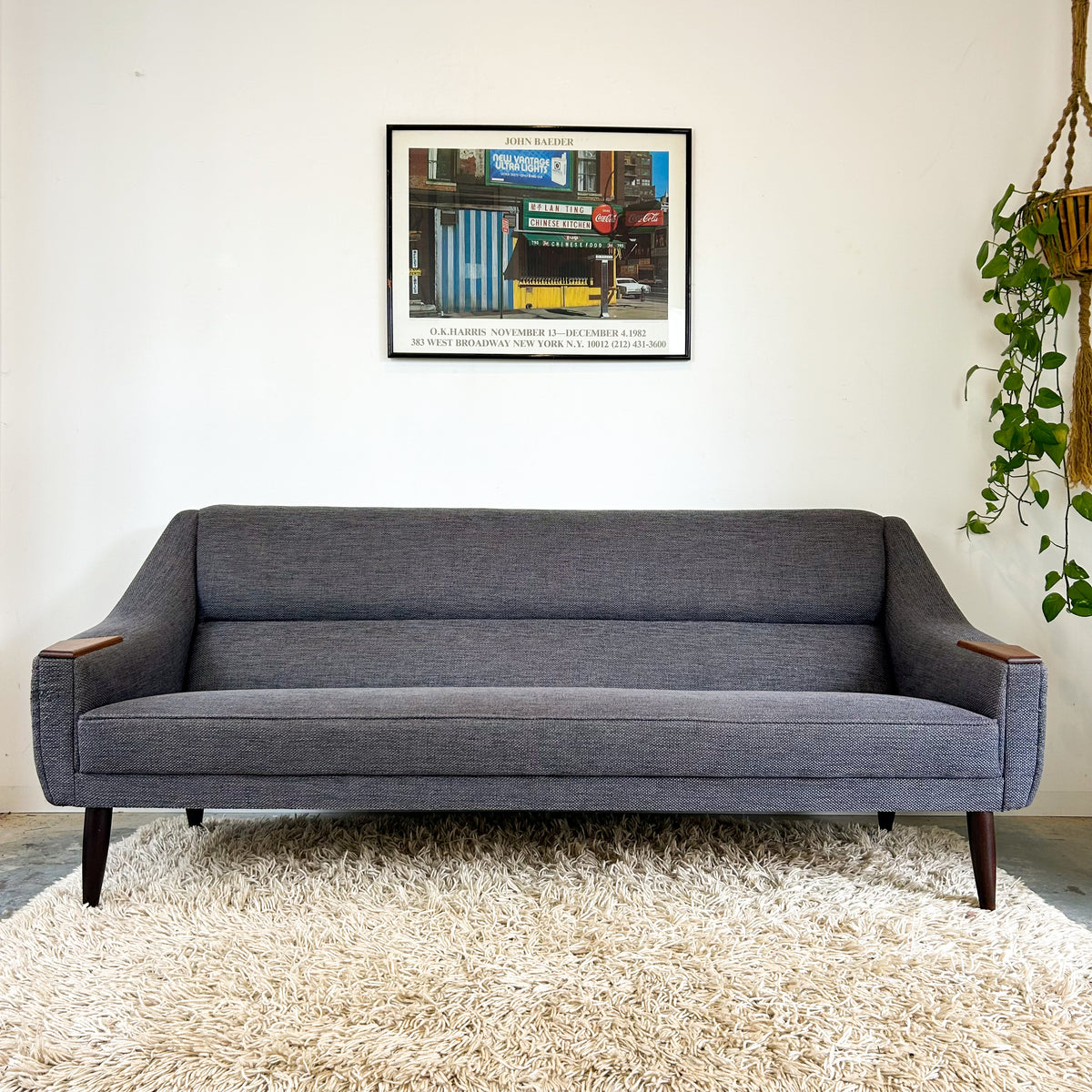 1960s DANISH THREE-SEATER SOFA - HEY JUDE WORKSHOP • Vintage furniture & objects Melbourne