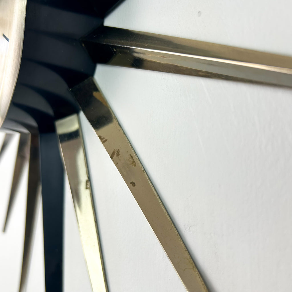 MID CENTURY STARBURST CLOCK - HEY JUDE WORKSHOP • Vintage furniture & objects Melbourne