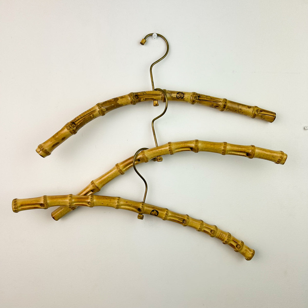 BAMBOO CLOTHES HANGERS - HEY JUDE WORKSHOP • Vintage furniture & objects Melbourne